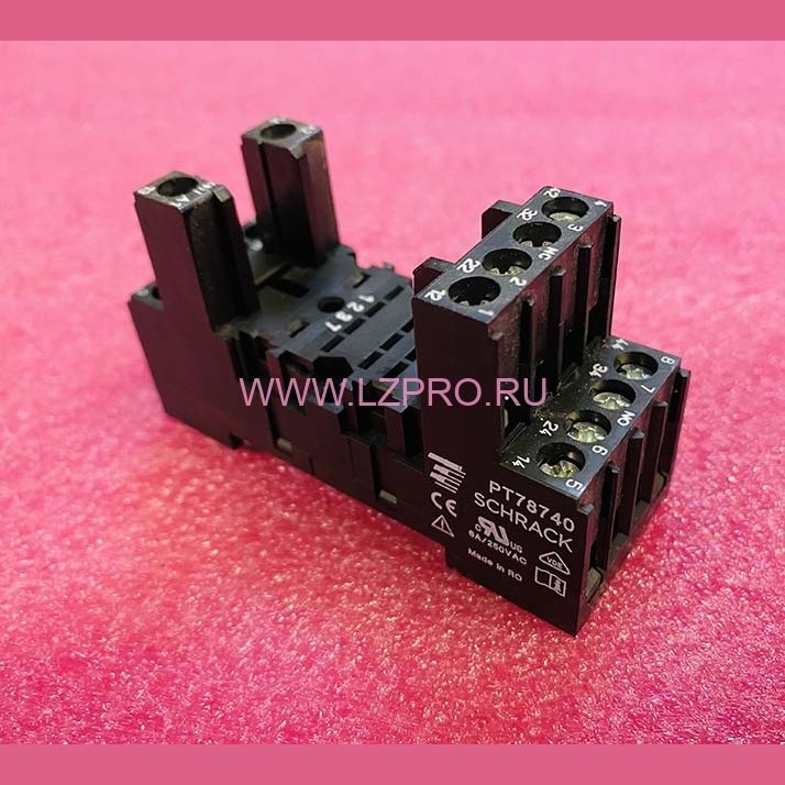 Колодка для реле 4-POLE. 6A PT78740 SCHRACK