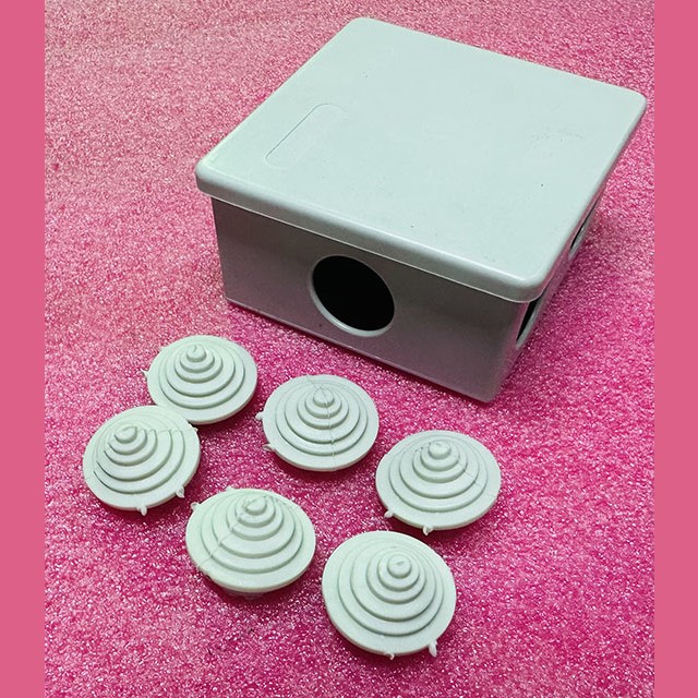 Коробка распаячная для наружного монтажа 85х85х40мм IP44 ZAA308KR1 Otis